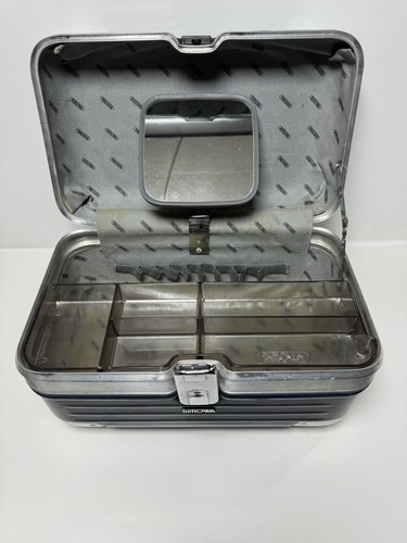 Rimowa BEAUTY CASE, Hartschalen-Handkoffer, Blau 90er Jahre - Bild 5 von 6