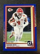 2025 Panini Donruss - Rashee Rice #270 Press Proof Blue