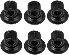 6 Pack Black Plating Pen Holder Clips- Self Adhesive Pen Pencil Holder Pen Clip