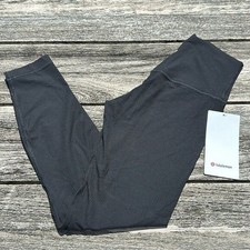 Lululemon Align Ribbed High-Rise Pant 25" Black size 4 NWT leggings