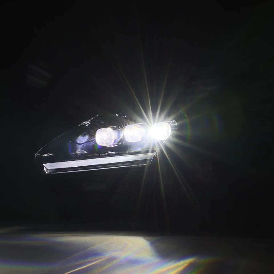 Faros proyectores LED alfa negros Fit 2009-2025 Nissan GT-R serie NOVA Foto 2 de 4