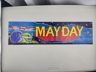 Rare Mayday Arcade Marquee Sign USA Vintage Original See Description