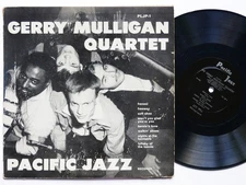 GERRY MULLIGAN Quartet 10" LP PACIFIC JAZZ PLJP-1 US 1952 DG MONO Chet Baker