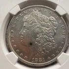 1881-O New Orleans AU Cleaned Details NGC | Silver Morgan Dollar 012544