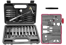 Armorers Bench Block Non-Slip Universal Gun Block & Professional Pin Punches,...