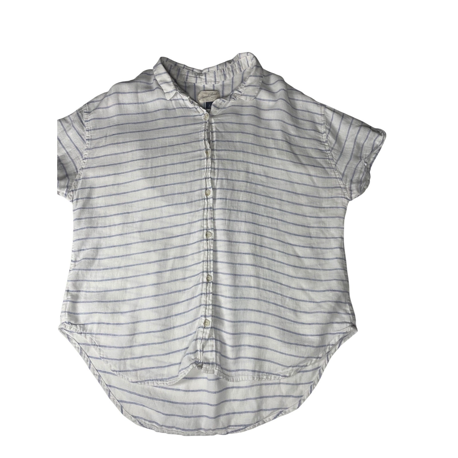 Universal Thread Womens Striped Button Up Shirt X… - image 1