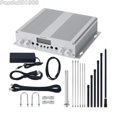25W FM Transmitter Stereo PLL Broadcast Radio Station  Antenna  Power Supply