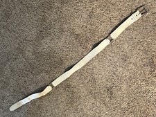 Vintage White Leather Belt W/ Link Buckles Sz. L38-40
