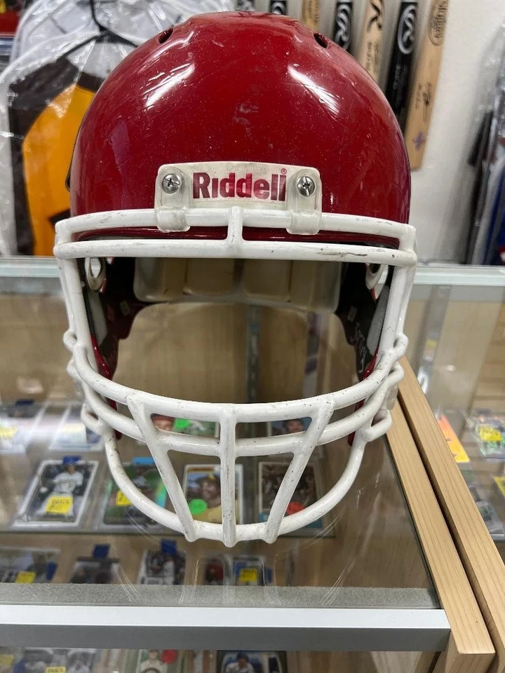 Utah Utes Authentic Alternate Practice/Game Worn Full Size Used Helmet - Image 2 of 4