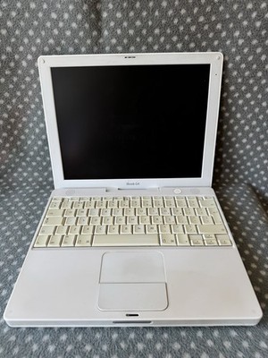 Apple MacBook iBook G4 Laptop 15'' Computer Ungetestet Vintage Retro Weiß Teile