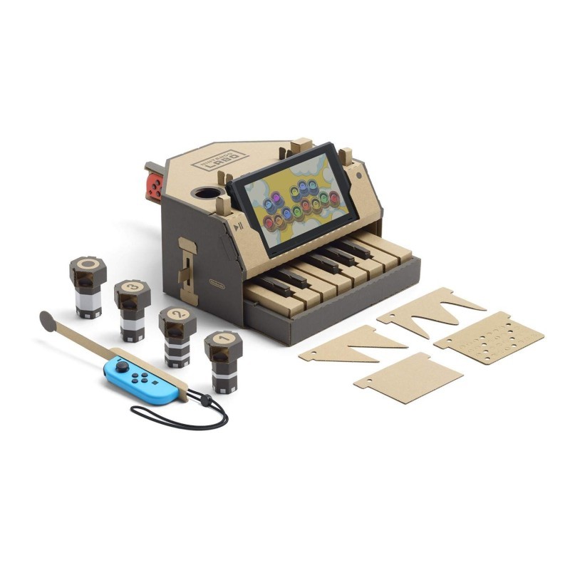 Nintendo Labo Multi Kit Neuf avec piano en carton et canne à pêche interactive Switch