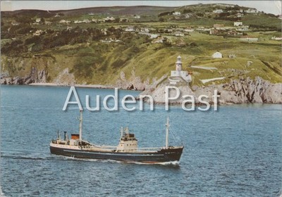 M.V. Lady Grania Guinness Schiff Baily Leuchtturm Howth Dublin Postkarte
