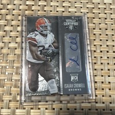 Panini Totally Certified Isaiah Crowell Rookie Autograph #116 Browns