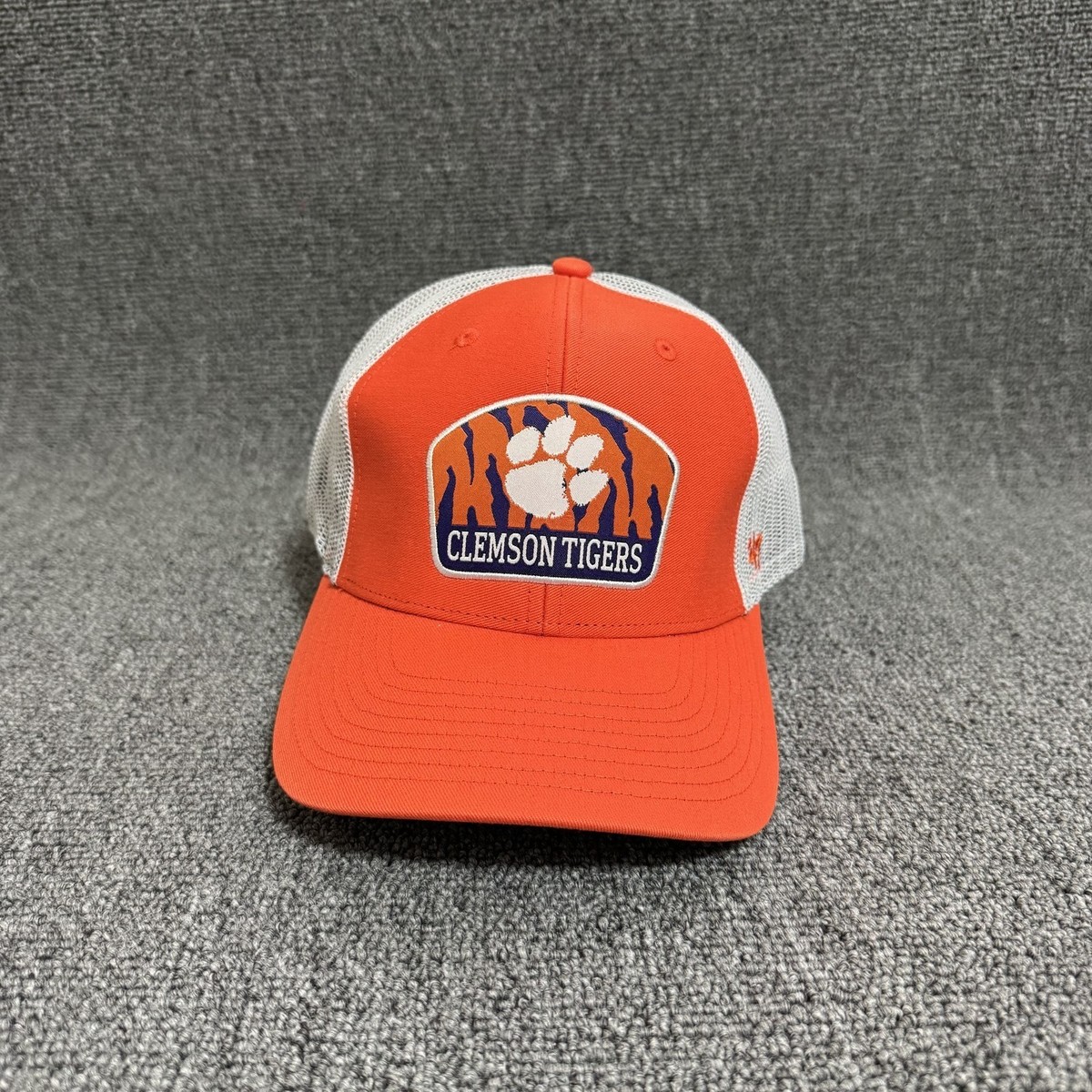 '47 Brand Clemson Tigers Trucker Snapback Orange White OSFA NCAA Hat