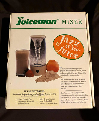 Vintage The Juiceman Mixer 16 Oz Portable Personal Blender NEW IN BOX!!!