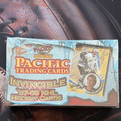 1997-98 Pacific Invincible NHL Hockey Cards Box 97 Cards Premiere Issue