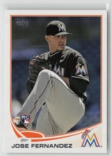 2013 Topps Jose Fernandez RC #589 Miami Marlins Baseball Card Rookie. rookie card picture