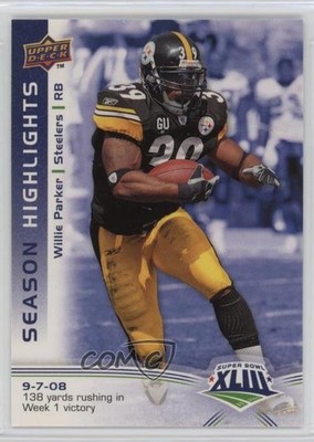 2009 Super Bowl XLIII Champions Box Set Season Highlights Willie Parker #43 g2u
