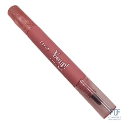 Pupa Vamp! Marker Duo Lippenstift + Lipgloss mit Hyaluronsäure   3-in-1 zum Defi