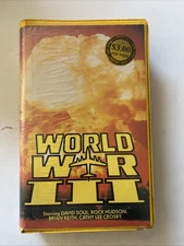 RARE VHS Video Tape WORLD WAR III Ex-Rental Clamshell STAR Video Big Box
