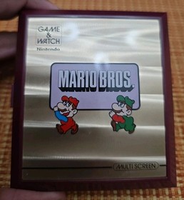 Nintendo Game & Watch MARIO BROS. MW-56 1983 MINT IN BOX