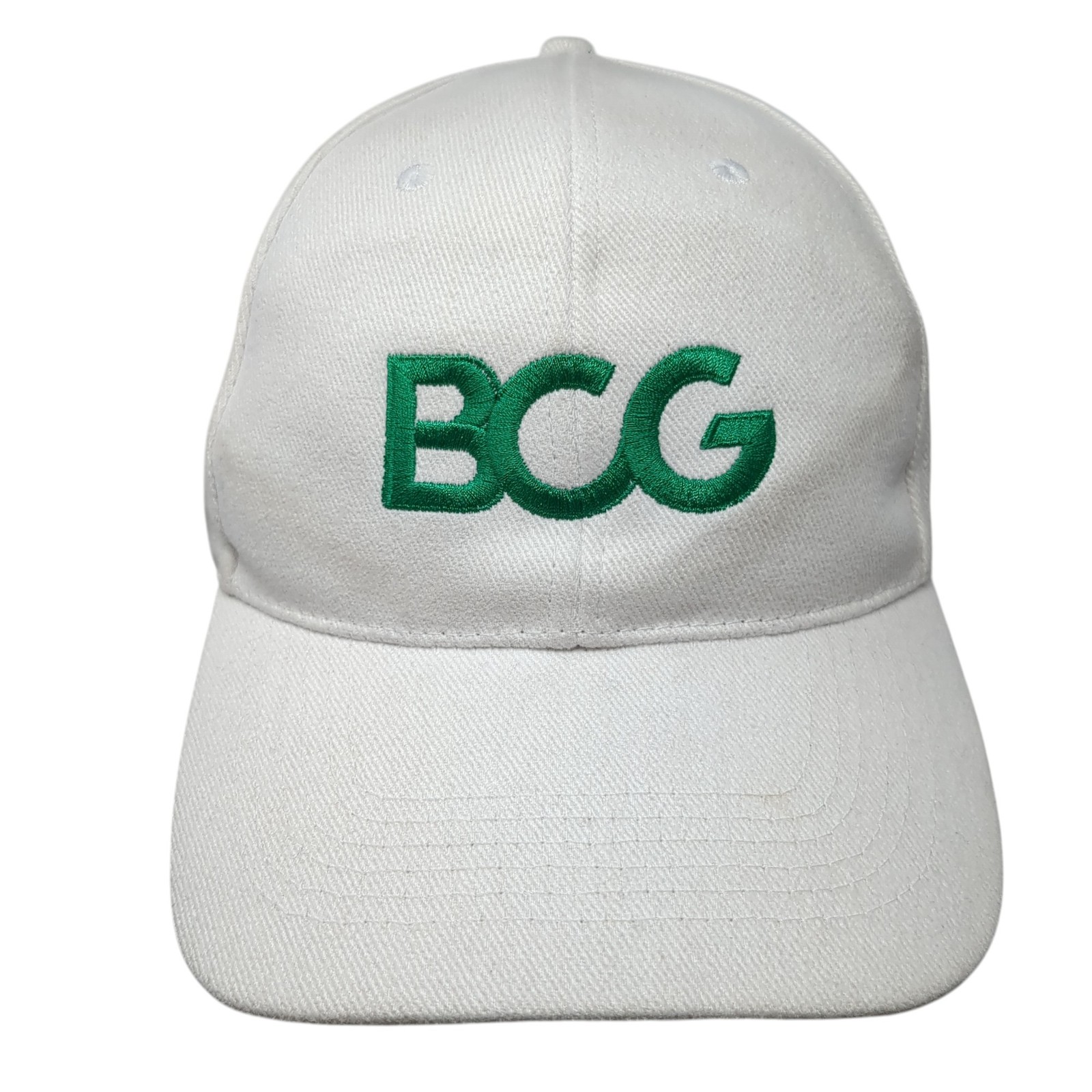 BCG Slideback Baseball Hat Solid White One Size A… - image 1