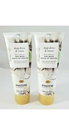 Pantene Pro-V Detox  Renew Pre-Wash Build-up Buster Charcoal 3.38 floz Lot of 2