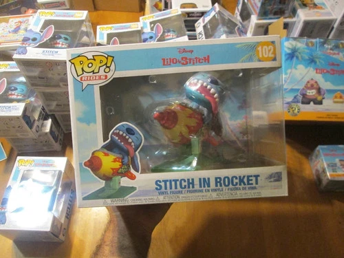 FUNKO POP DISNEY LILO & AND STITCH IN ROCKET # 102 RIDES VINYL FIGURE