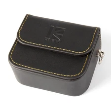 KZ IEM Case in Ears Earbud CaseBlack Leather Portable Small Earbud Carrying C...
