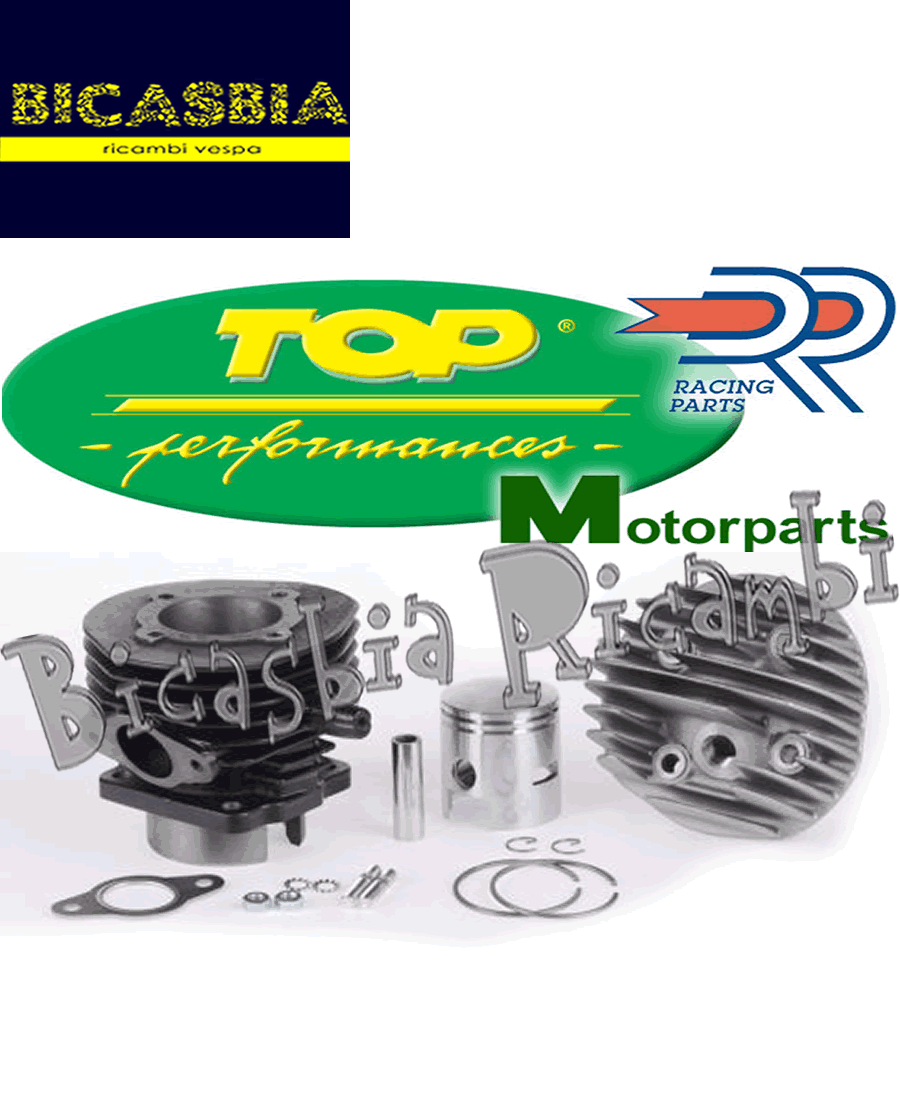 0959 Engine Cylinder DR 47 75 CC Transfers Vespa 50 PK S XL