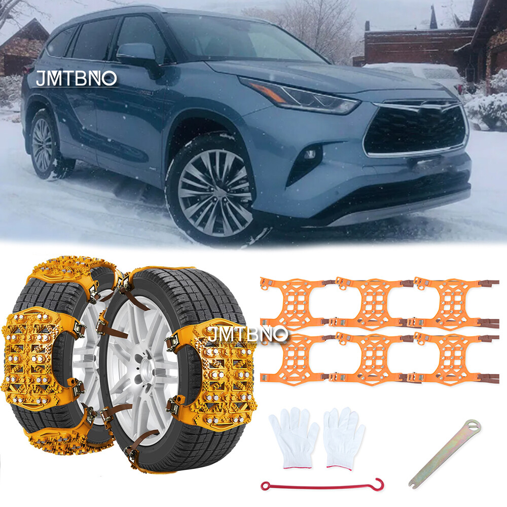 Snow Chains Car Anti Slip Tire Chain Adjustable AntiSkid for Toyota Highlander eBay