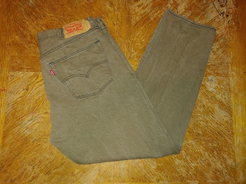 Levis 501 XX Jeans Mens 40x32 Tan Brown 