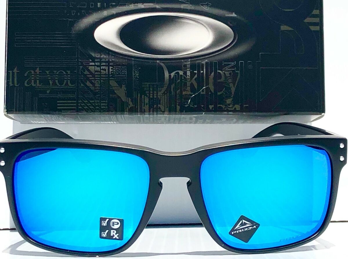 NEW* Oakley HOLBROOK Matte BLACK POLARIZED PRIZM Sapphire NEW* Oakley HOLBROOK Matte BLACK POLARIZED PRIZM Sapphire