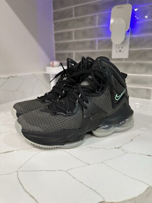 Nike LeBron XIX Sneakers. Youth Size 5.5 Color Black.