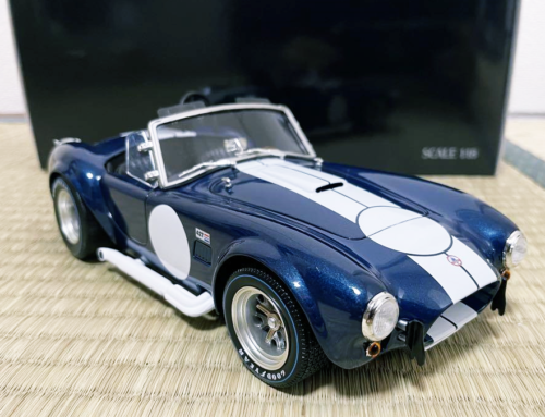 Kyosho Original 1/18 Scale SHELBY COBRA 427 S/C Dark Blue With box From Japan - Picture 1 of 11