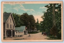 1939 Asbury Grove Massachusetts MA Vintage Postcard Pleasant Avenue House Posted