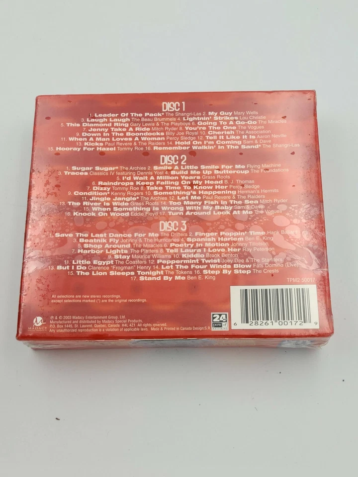 50 Hits Happy Days of the 60s 3-CD Box Set Drifters Fats Domino Platters Vogues Foto 2 de 4