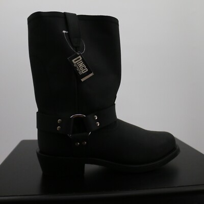 Dingo Dean Harness DI19057 Western Mens Size 10.5 Extra Wide Black Leather Boot