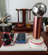 Mini Spark Gap Tesla Coil Artificial Lightning Scientific Experiment12V DC10A15A