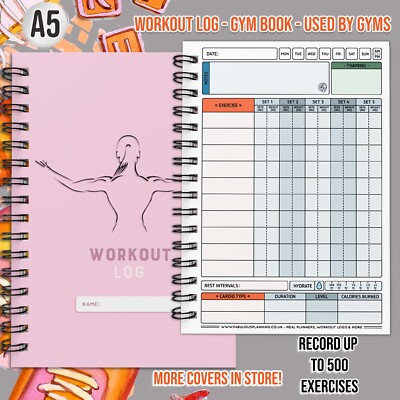 Personalisieren/Fitnessstudio Training/Logbuch/Tagebuch/Frauen/Männer/Fitness/Training/Journal  ️