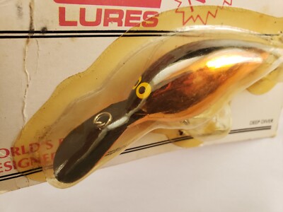 Vintage EX Bill Norman Deep BIG "N" Lure #1800 14 DRP New On Card! | eBay Vintage EX Bill Norman Deep BIG "N" Lure #1800 14 DRP New On Card! | eBay