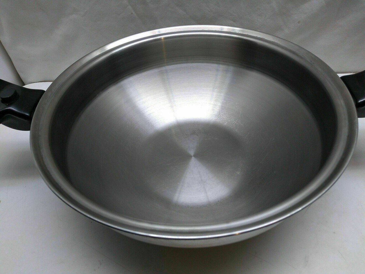 Saladmaster Wok 5Qt Versa TP304-316 Surgical Paella Fry Pan 12