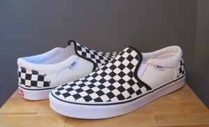 vans asher checkerboard
