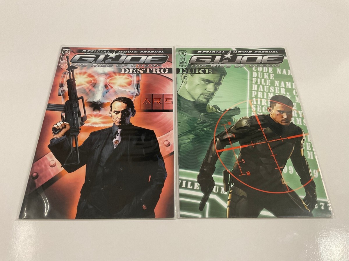 GIJOE THE RISE OF COBRA OFFICIAL MOVIE PREQUEL #1-2 (IDW