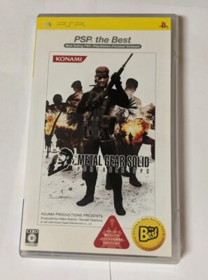 Metal Gear Solid: Portable Ops [Sony PSP - ULJM-08016] Japanese | eBay