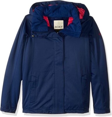 Roxy Jetty Girls Snowboarding Jacket - Medeval Blue - Girls L/12- Brand New