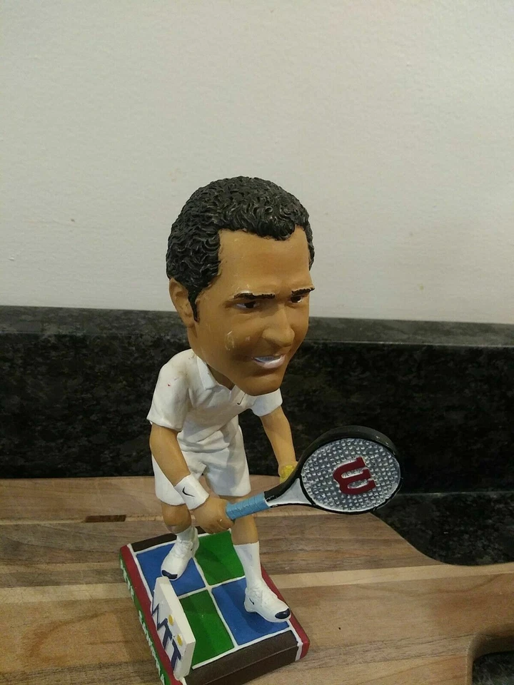 Raro - Pete Sampras World Team Tennis SGA Bobblehead - 7 pulgadas de alto Foto 4 de 4