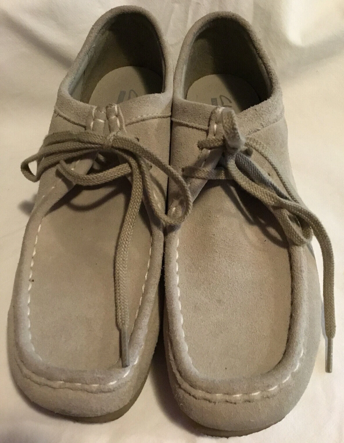 Clarks Padmora da donna 26060498 scarpe comode casual in pelle scamosciata sabbia taglia 10M