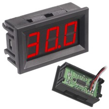 50pcs 3 Wire DC0-100V Digital Led Display Voltage Tester Meter Voltmeter