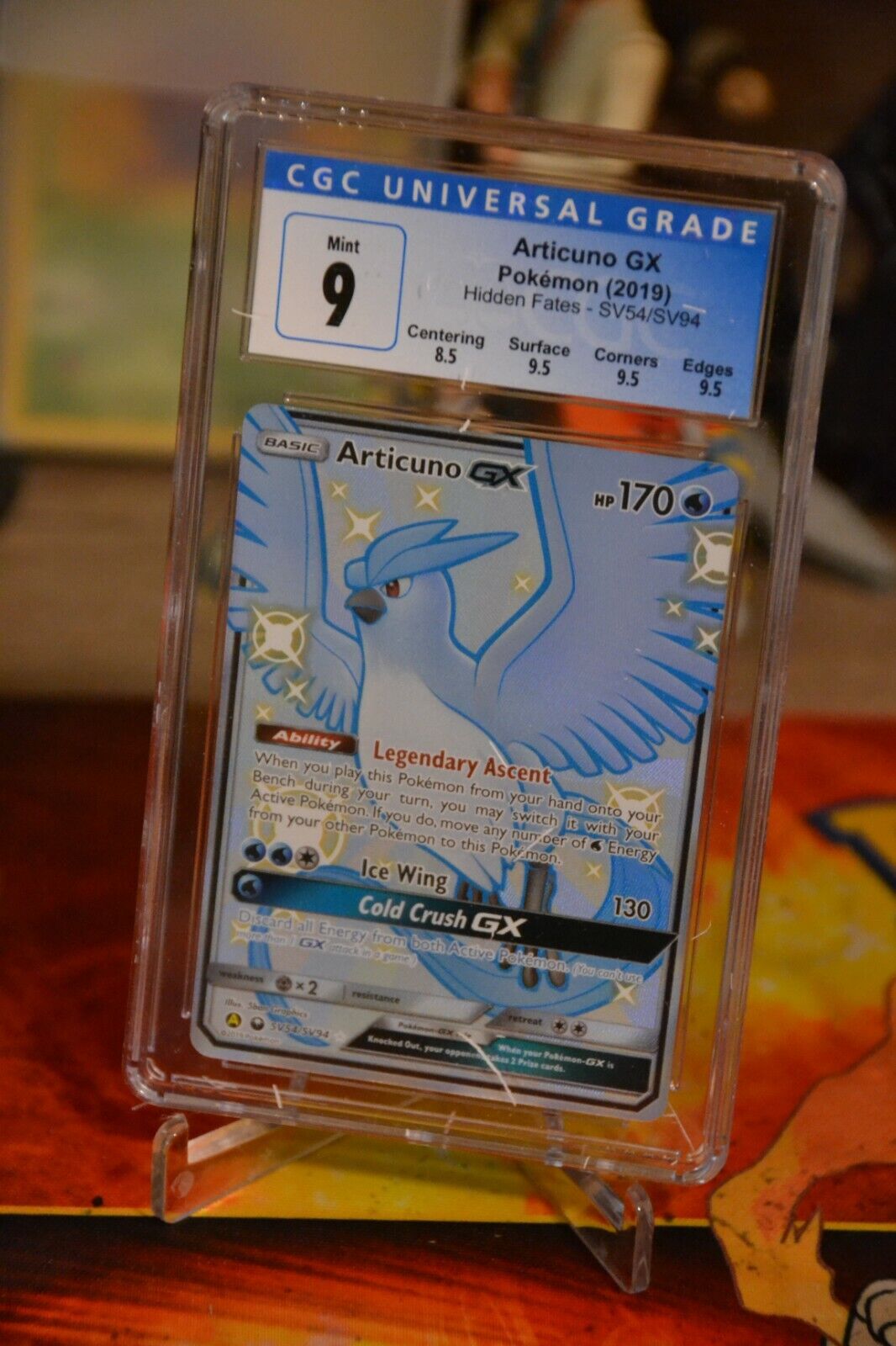 Pokemon Trading Card Game Hidden Fates Single Card Ultra Rare Articuno GX  SV54 CGC - Gem Mint 9.5 3918075054 - ToyWiz